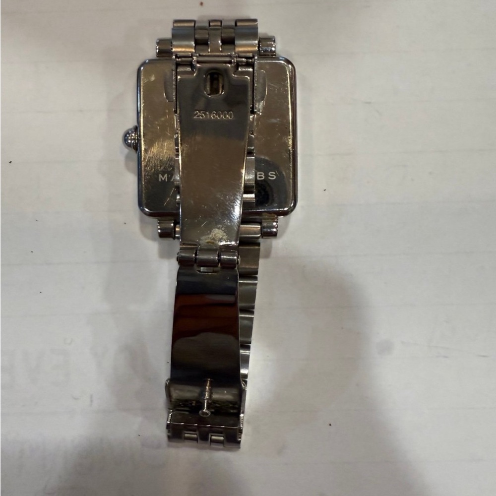 Marc Jacobs Silver and Blue Watch, MJ3570 - Picture 3 of 5